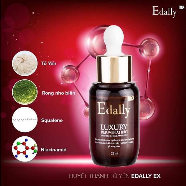 Huyết thanh tổ yến Edally Luxury Rejuvenating Swiftlet Nest Ampoule