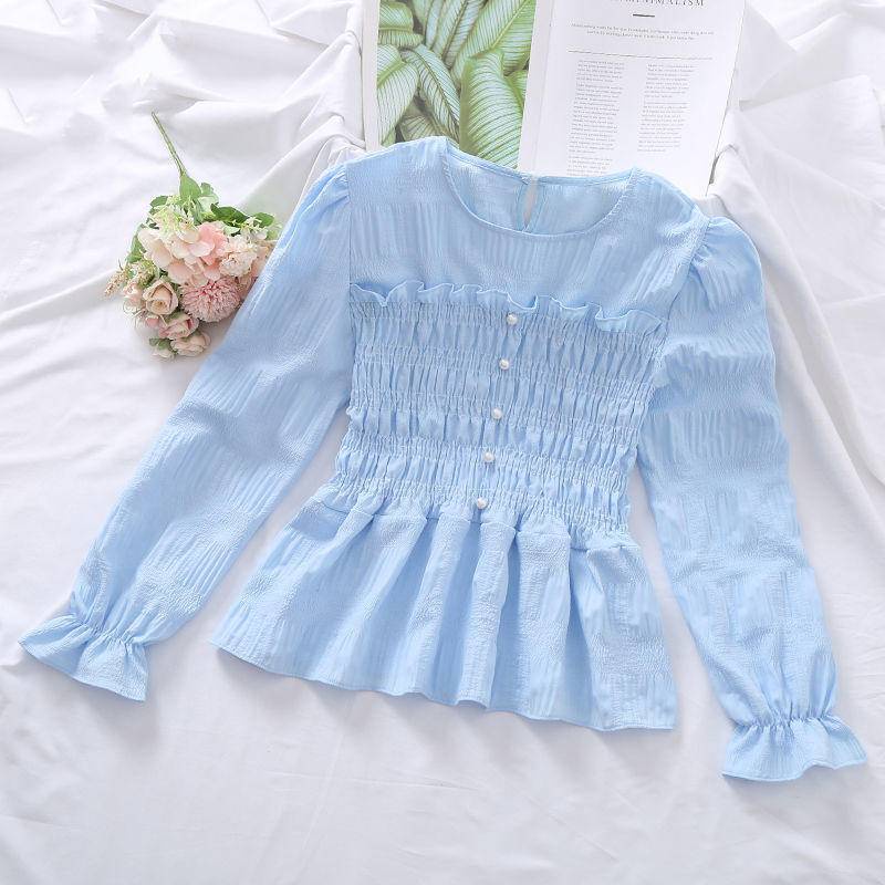 Áo Chiffon Dáng Ôm Đính Hạt 2022 Thời Trang Mùa Hè Cho Nữ