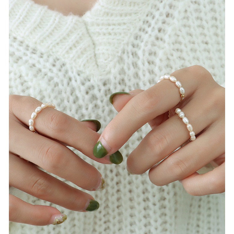 Nhẫn Titan Ko Han Rỉ Kiểu Dây Rút TT 4038