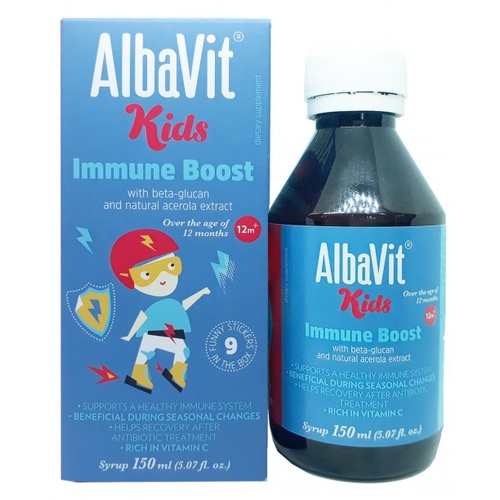 Siro Albavit Kids Immune Boost tăng cường sức đề kháng, khả năng hấp thu cho trẻ