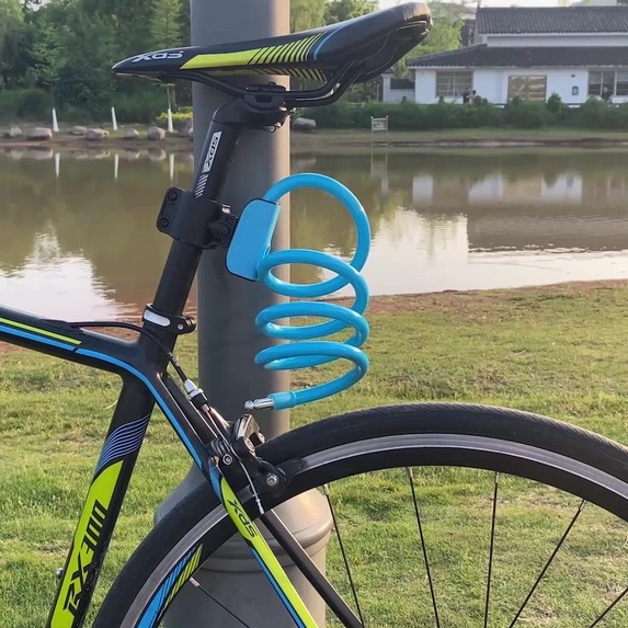 Ổ Khóa Xe Đạp Bikeboy, Khóa Dây Chống Trộm Lõi Thép Siêu Chắc Chắn