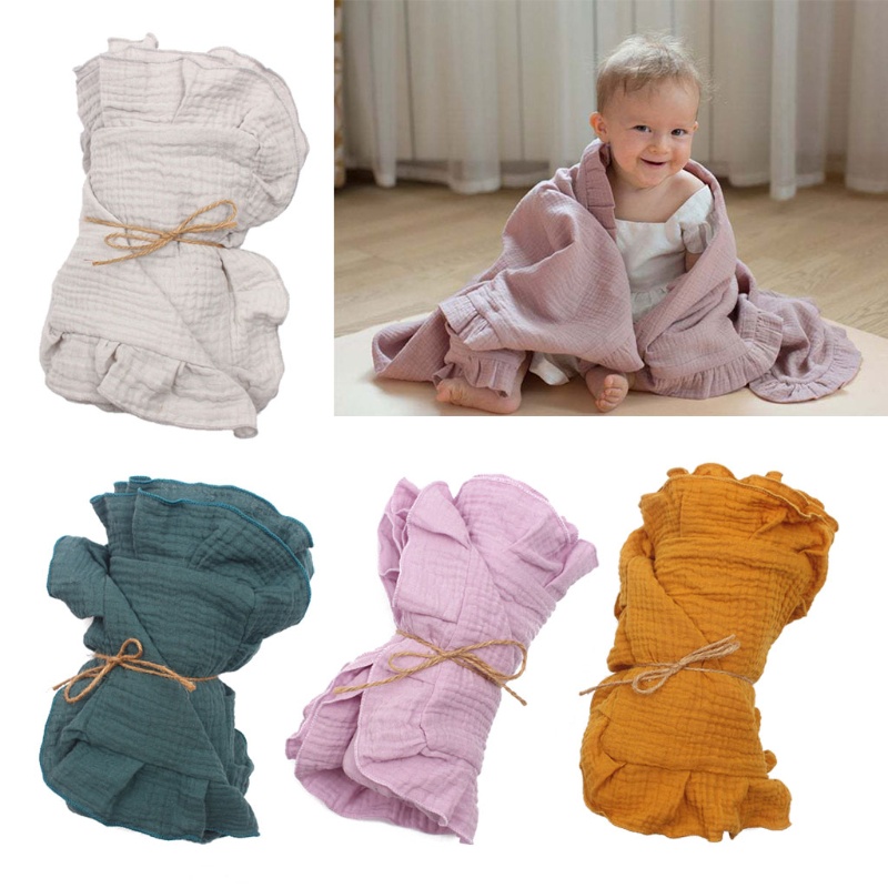 Chăn Quấn Em Bé Chất Liệu Cotton Mềm Mại