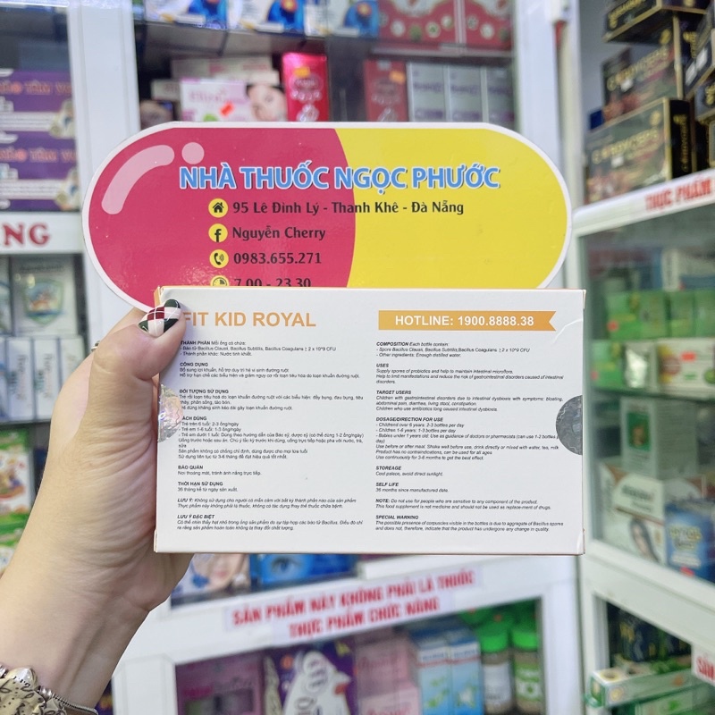 FIT KID ROYAL - Men vi sinh bổ sung cho trẻ biếng ăn,hay ốm vặt,trẻ kém hấp thu - 100% chính hãng
