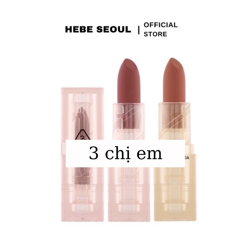 Son thỏi 3 C E Soft Matte Lipstick Hồng - Vàng