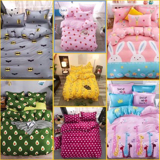 Thanh lí gấp bộ ga gối polly 1m6 1m8 ⚡️1 drap + 2 áo gối mới 2023