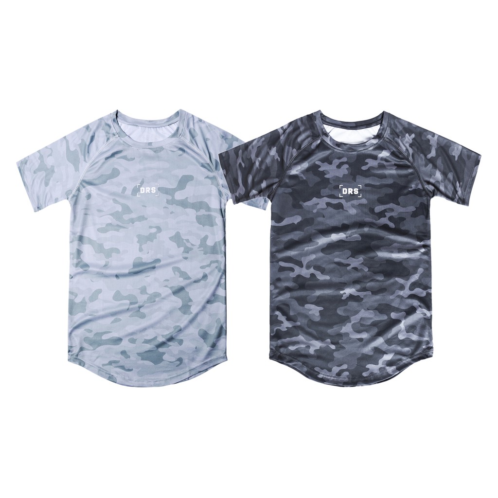 Áo Thun Thể Thao Cộc Tay Camo DRS Cực Xịn, Phù Hợp Tập Gym, Running, Đi Chơi Dáng Năng Động, Chất Thoáng Mát (DRA12)