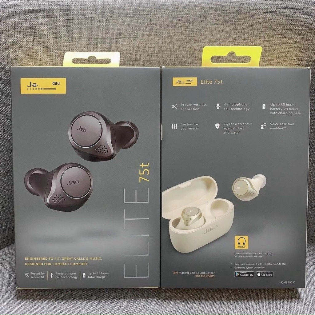 Tai nghe bluetooth không dây Jabra Elite 75T, tai nghe không dây TWS hàng cao cấp