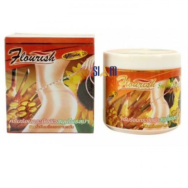 Cao gừng - Kem Tan Mỡ Bụng Gừng Ớt Flourish Thái Lan 500gr