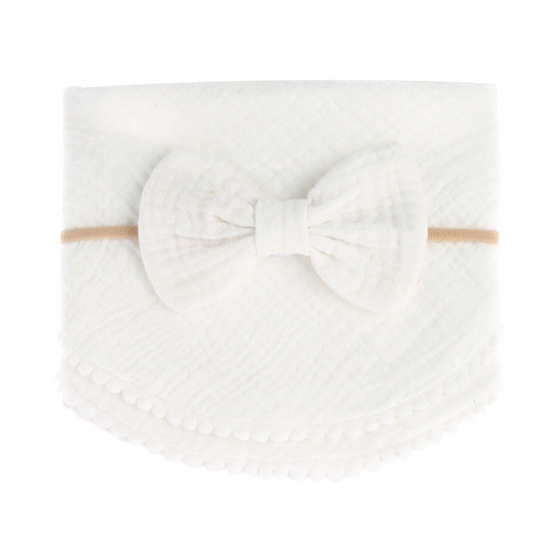 Yếm Ăn Cotton Muslin Có Thể Dùng Làm Đạo Cụ Chụp Ảnh Giảm Đau Dành Cho Ba Mẹ Và Bé