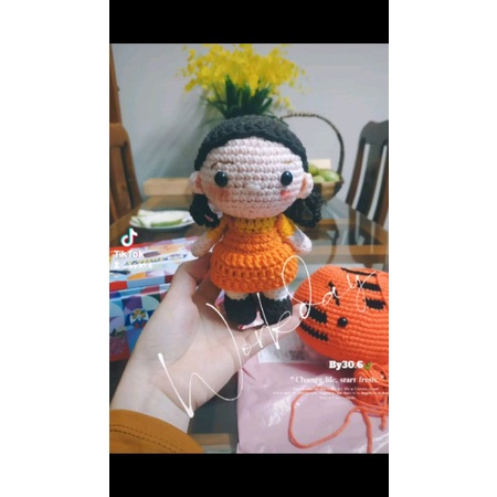 Búp bê handmade- bé gái squid game