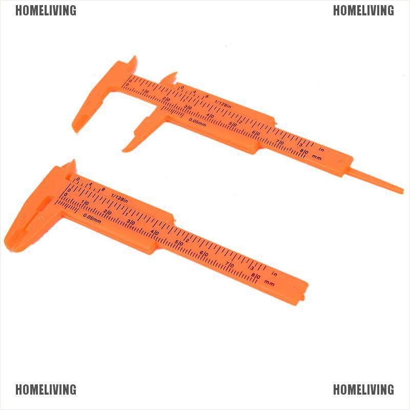 1 Thước Đo Lường Mini 80mm Bằng Nhựa Tiện Dụng