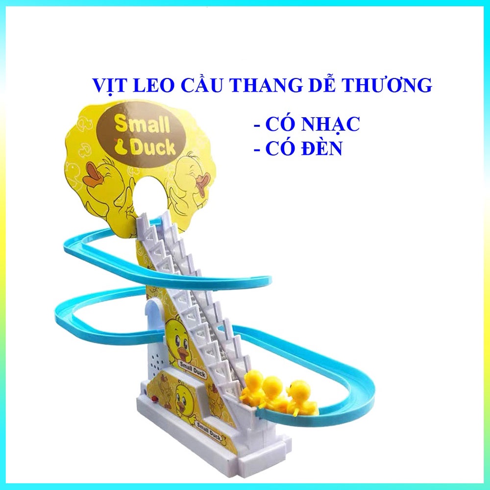 Đồ chơi chơi trẻ em vịt leo cầu thang, có nhạc và đèn, đồ chơi trẻ em thông minh kích thích sự phát triển cho bé.