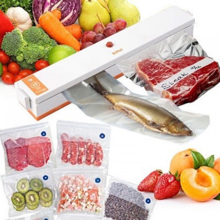 [Hàng Nội Địa] Máy hút chân không Fresh Pack Pro, máy hút chân không kiêm hàn miệng túi cao cấp - Bảo Hành 12 Tháng