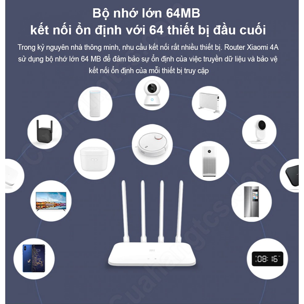 [NHẬP WTCHFST12 HOÀN 20K XU]BỘ PHÁT WIFI XIAOMI ROUTER 4A | BigBuy360 - bigbuy360.vn