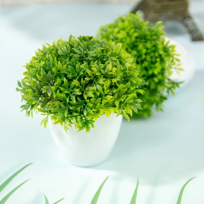 Chậu Cây Giả Trang Trí Nhà Cửa Đẹp Mắt