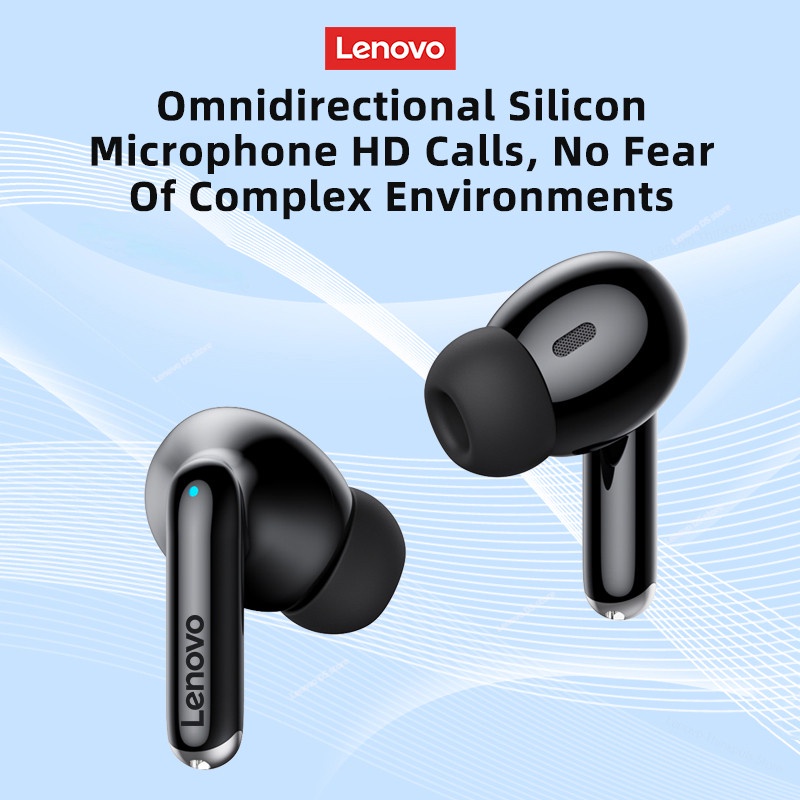 Tai nghe không dây LENOVO XT88 Bluetooth 5.3 TWS âm thanh nổi HD giảm ồn với mic chống nước pin trâu 350mAh cao cấp