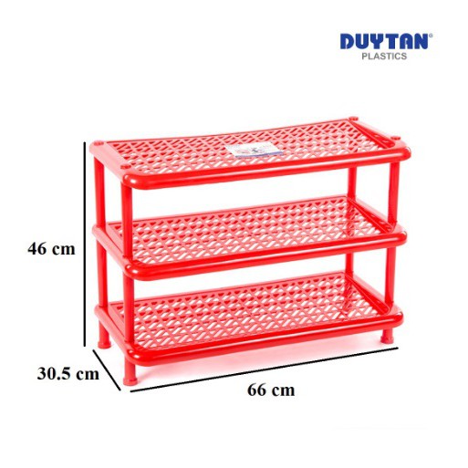 kệ dép đại nhựa DUY TÂN 3 tầng (66 x 30.5 x 46 cm) - 31744 - Giao màu ngẫu nhiên