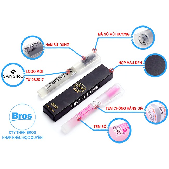 [BROS] Nước hoa Sansiro Thổ Nhĩ Kỳ dành cho nam - E72, E78, E125, E141, M600 sẽ | Thế Giới Skin Care