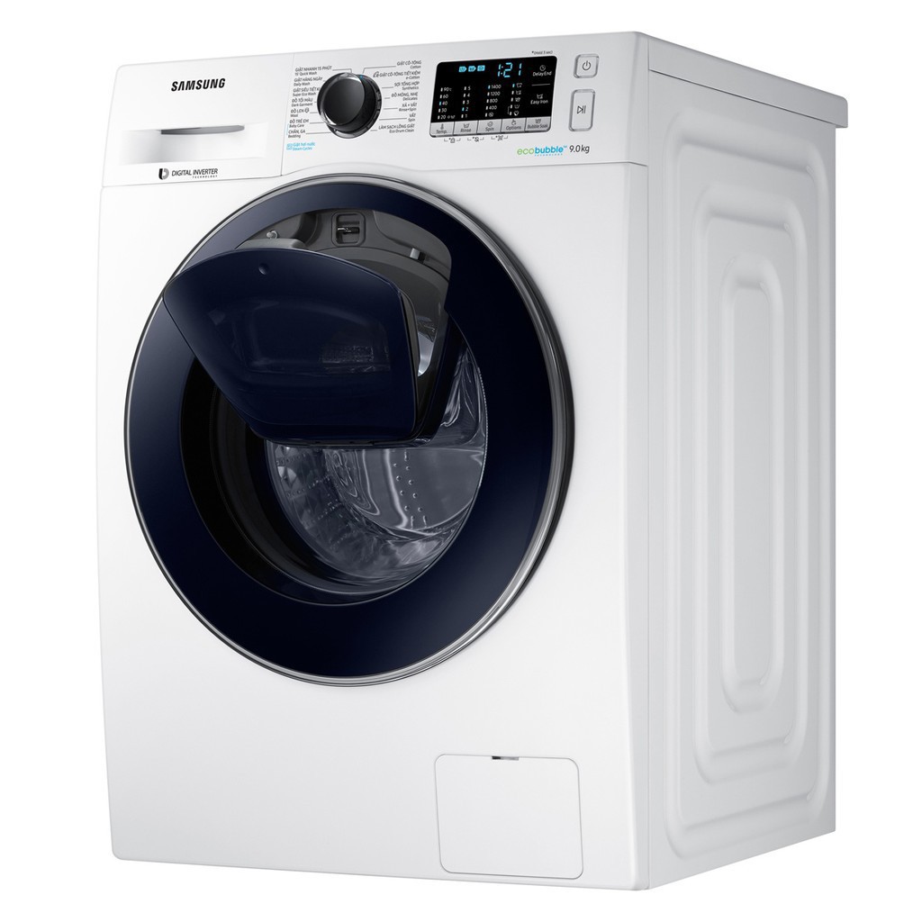 Máy giặt Samsung cửa ngang 9 kg màu trắng WW90K54E0UW/SV