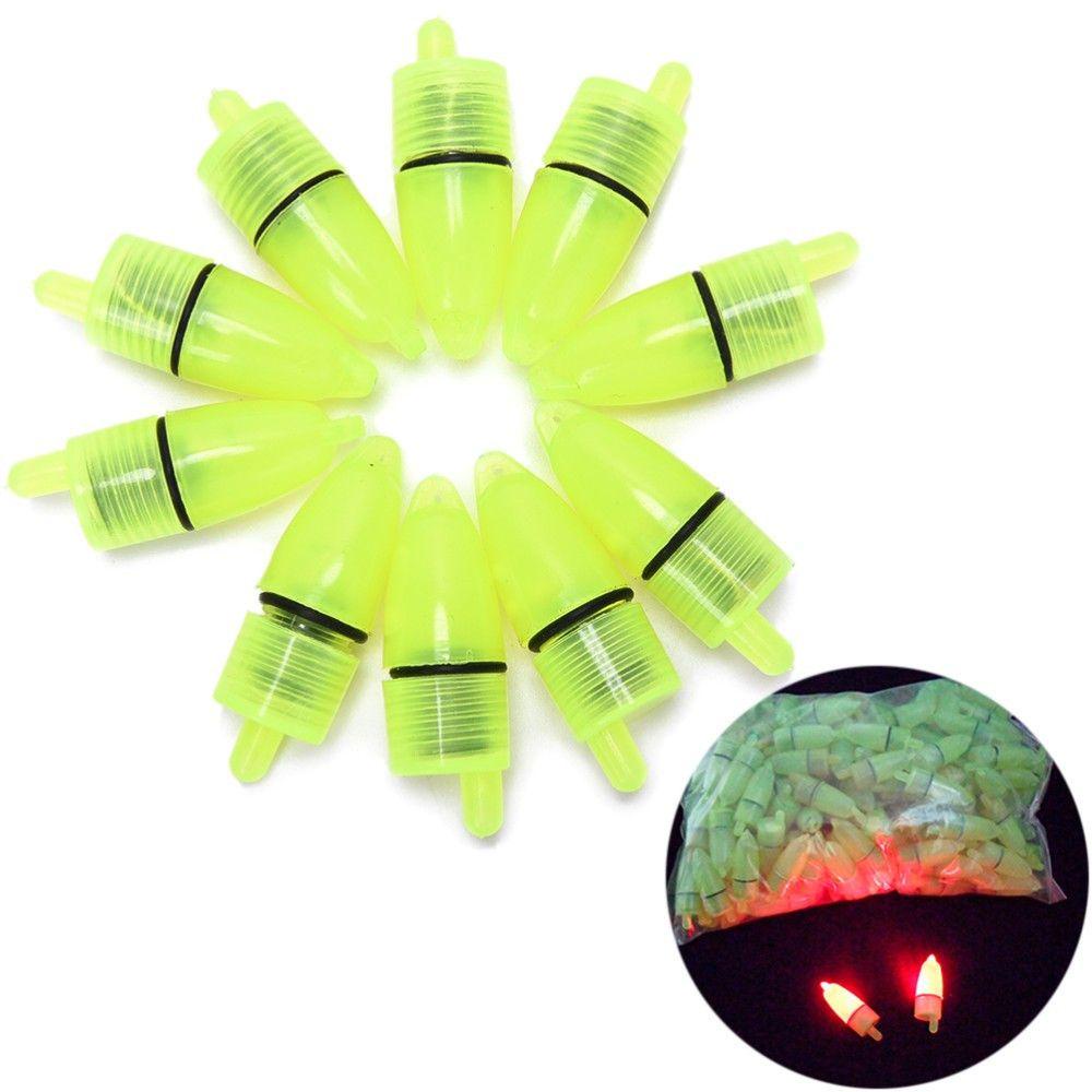 Bộ 10 Kẹp Mồi Câu Cá Có Đèn Led