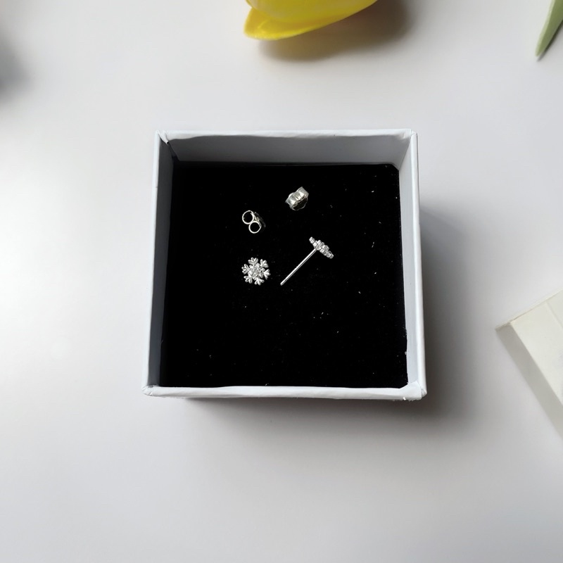 Hộp đựng trang sức giấy cứng cao cấp cỡ 7*7*3 và 5*5*3 cm