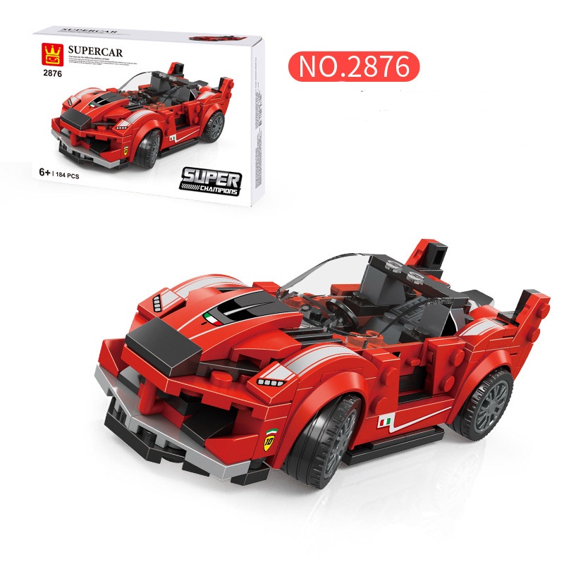 [CHÍNH HÃNG] BỘ xếp hình lego ô tô oto đua siêu xe đồ chơi cho bé nhiều chi tiết phát triển tư duy lamborghini lego