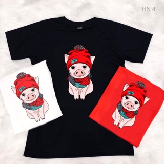 Áo thun heo biến hình siêu chất ( full size SML )