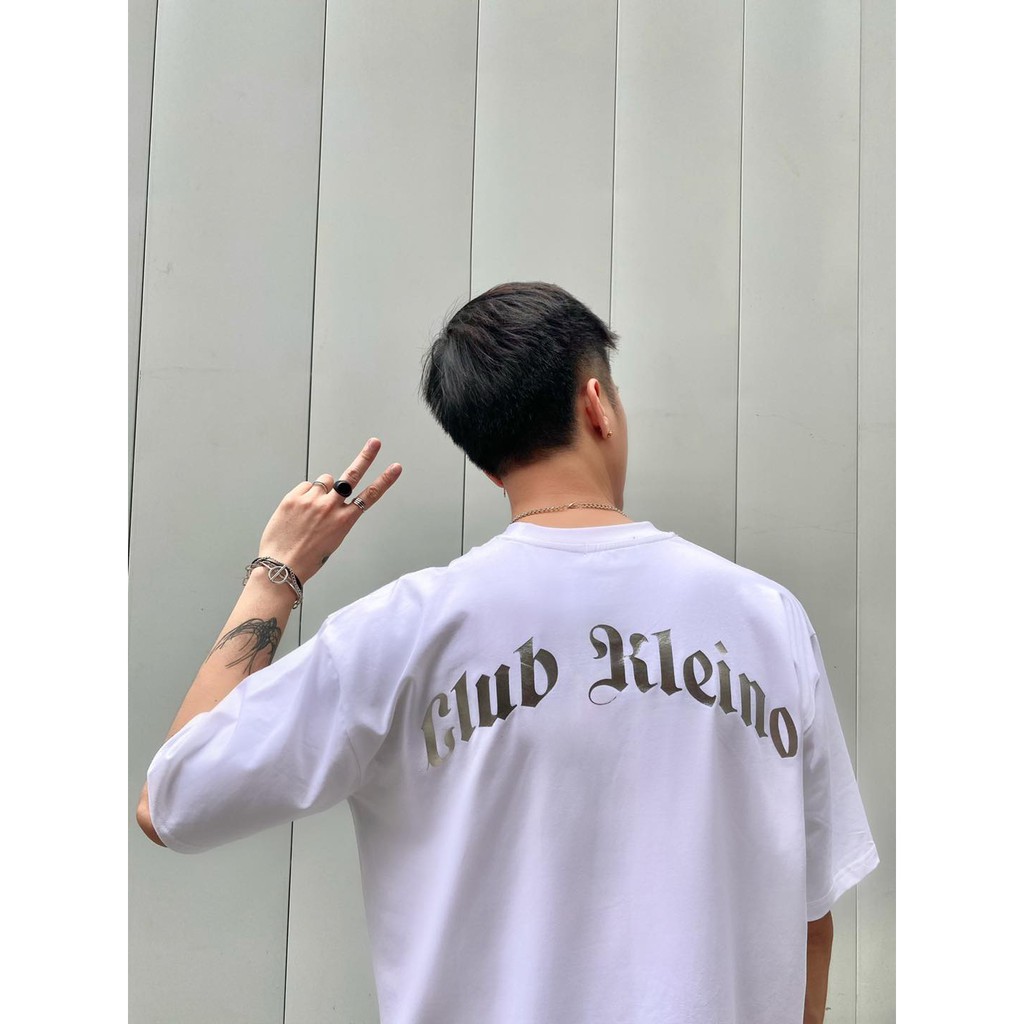 Áo T-Shirt unisex KLEINO Masked Monalisa - WHITE