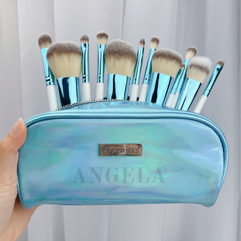 Bộ Cọ Trang Điểm GUVIET Poolside Chic 12 Cây Cosmetic