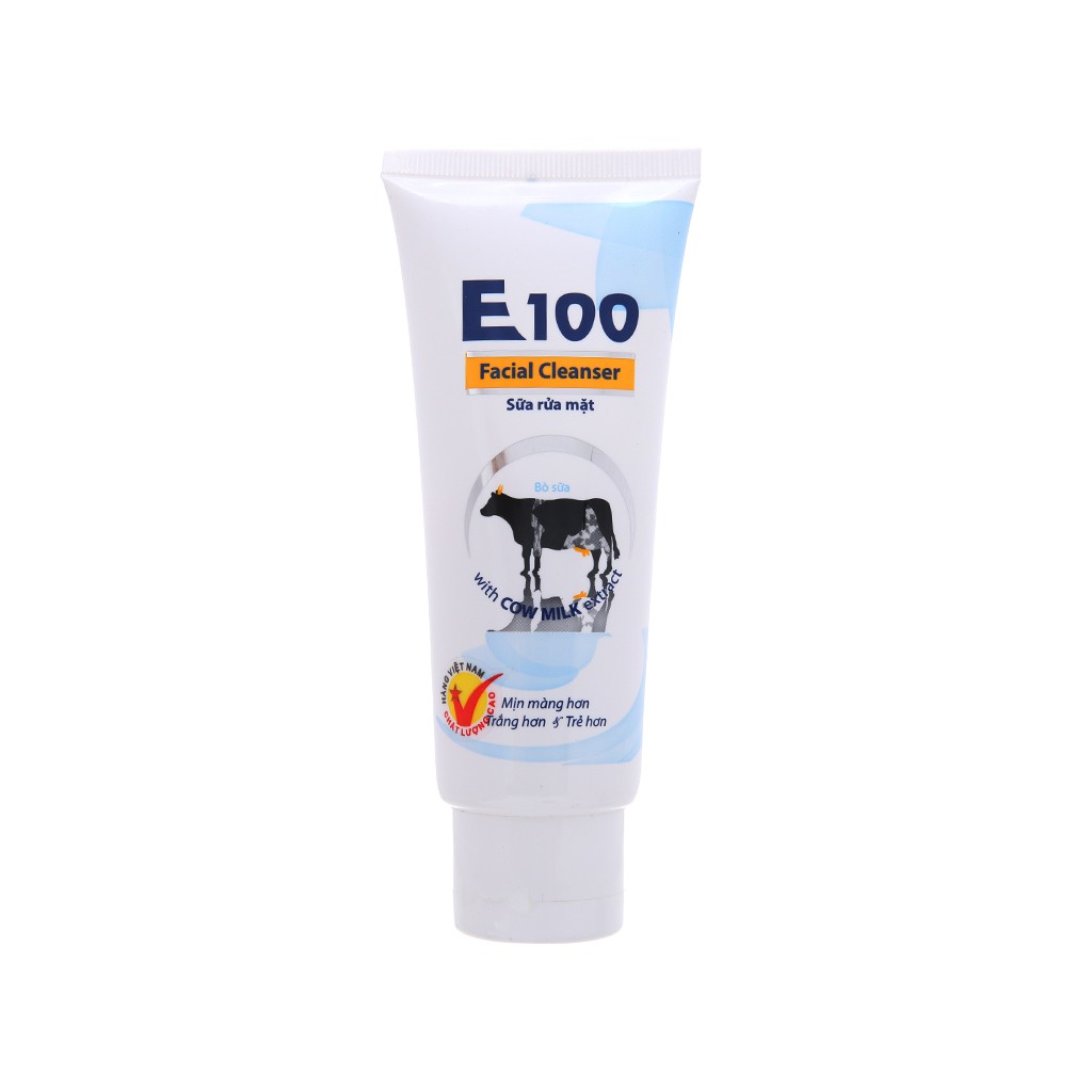 Sữa rửa mặt E100 tinh chất sữa bò