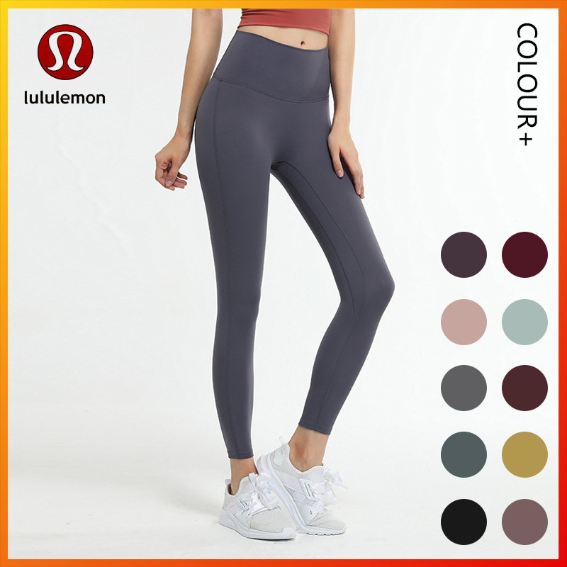 Quần legging tập gym/yoga Lululemon lưng cao gồm 11 màu sắc thời trang tùy chọn dành cho nữ