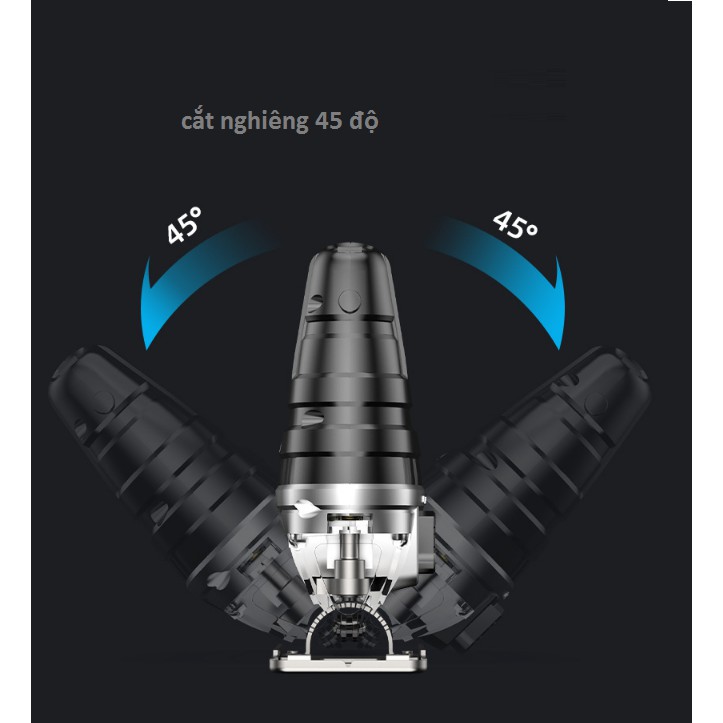 Máy cưa lọng cưa sọc 45 độ tặng kèm 10 lưỡi cưa
