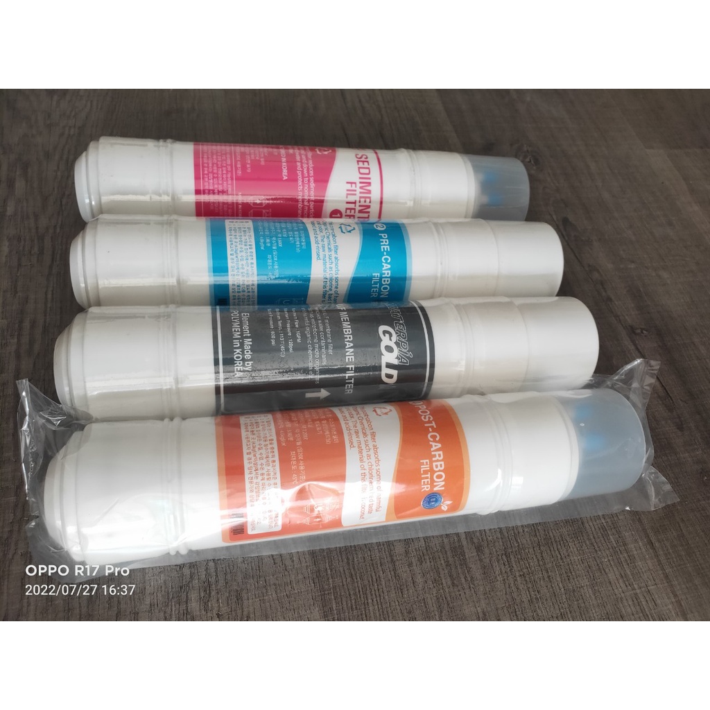Bộ 4 lõi lọc RO và UF cho máy Korihome, KG47, KG48