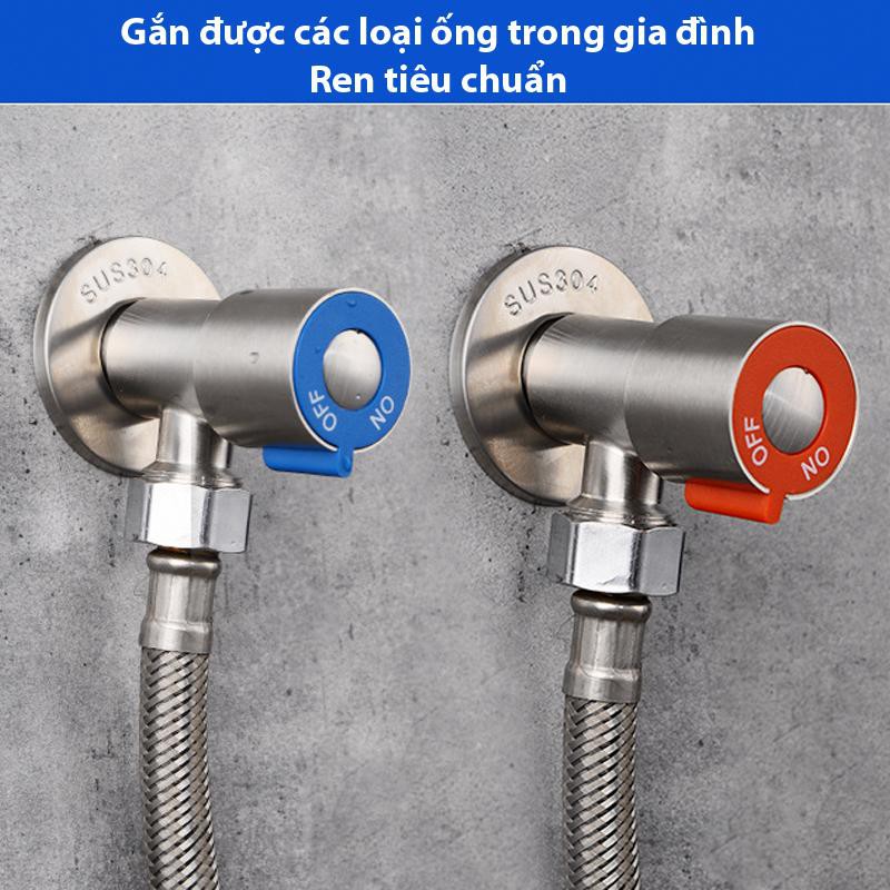 Van nước, khoá nước tam giác inox Thật 100% SUS 304 hàng chất lượng