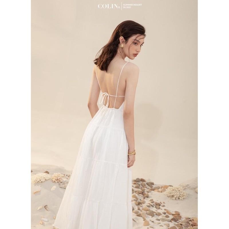 Đầm maxi Lyn 2 dây hở lưng full 4 màu