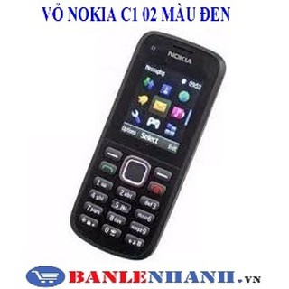 Vỏ nokia c1 02 màu đen