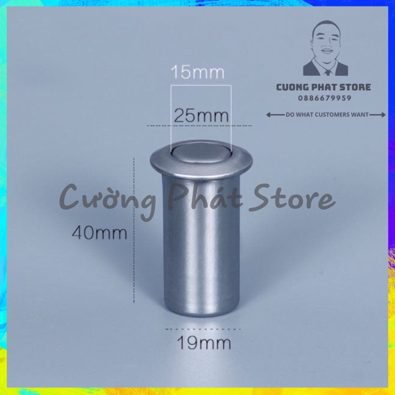 Chốt âm inox chống trộm, chống cháy chặn cát