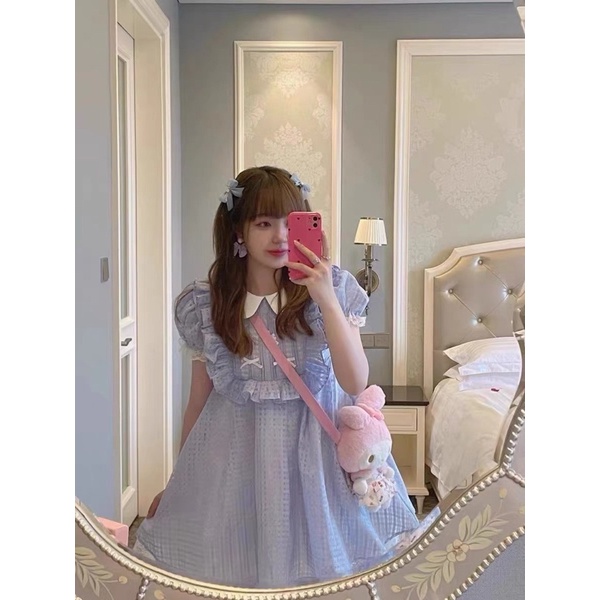 ALICE DRESS Đầm xoè babydoll tay phồng ulzzang SAM SAM BOUTIQUE