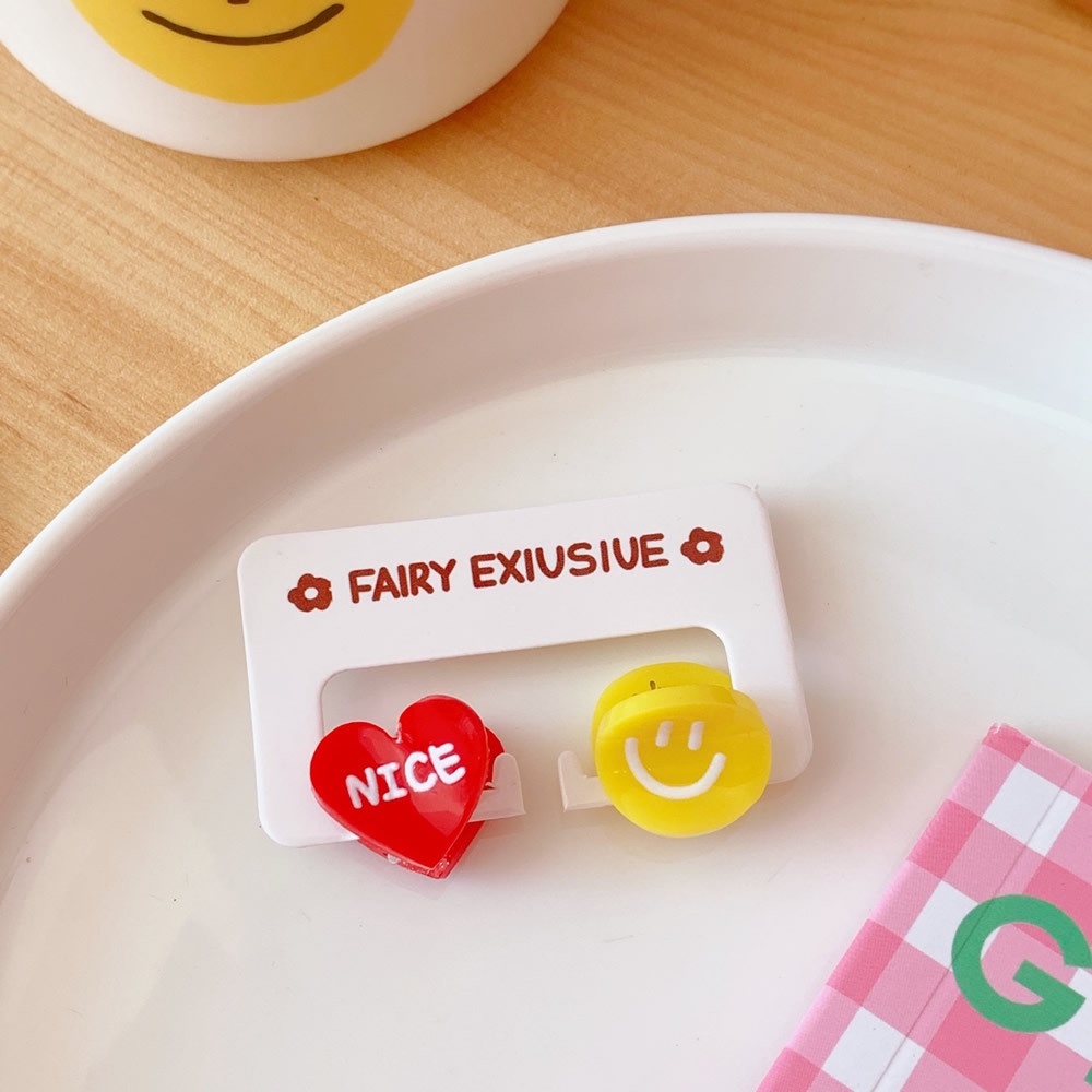 Kẹp Tóc Càng Cua Mini FAIRY Nhiều Hình Dễ Thương Set 2 Cái
