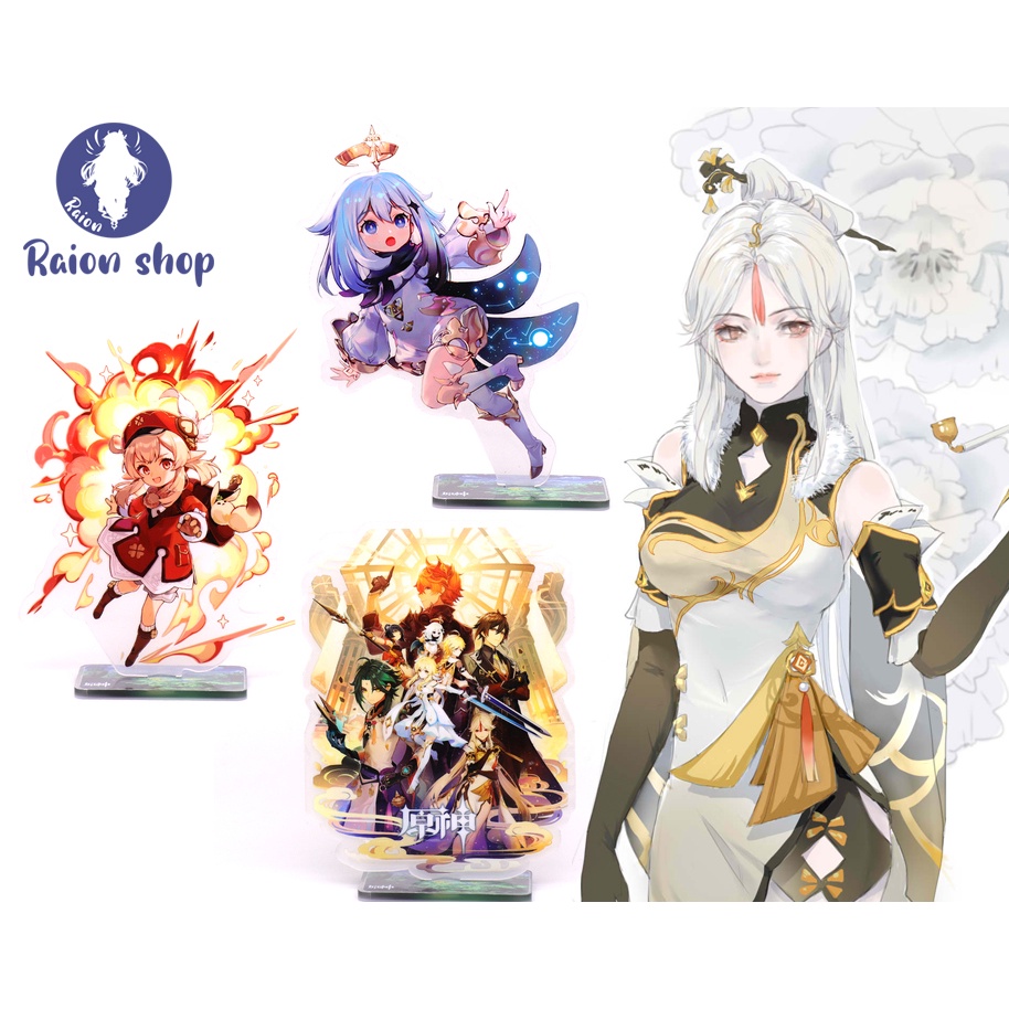 Mô Hình Standee Acrylic Mica Game Genshin Impact