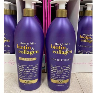 Dầu Gội/ Dầu Xả Biotin Collagen 750ml USA
