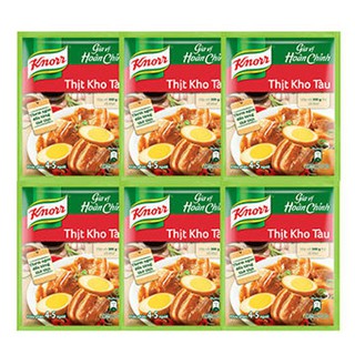 Dây 6 Gói Gia Vị Thịt Kho Tàu Knorr 28g