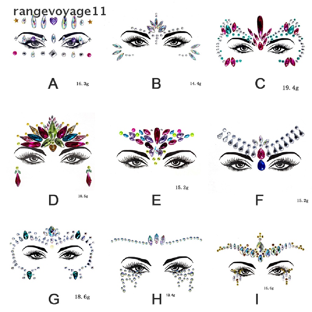 Đá 3D Lấp Lánh Xinh Xắn Dùng Trong Trang Điểm [vn]