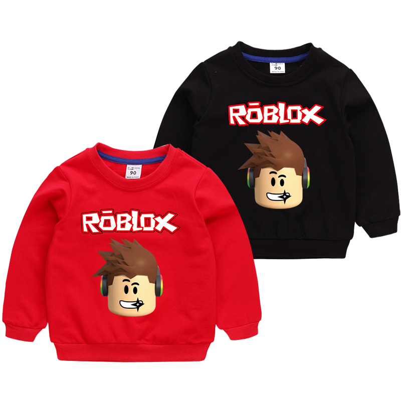 Áo Thun Tay Dài In Hình Roblox 10 Màu Thời Trang Cho Bé