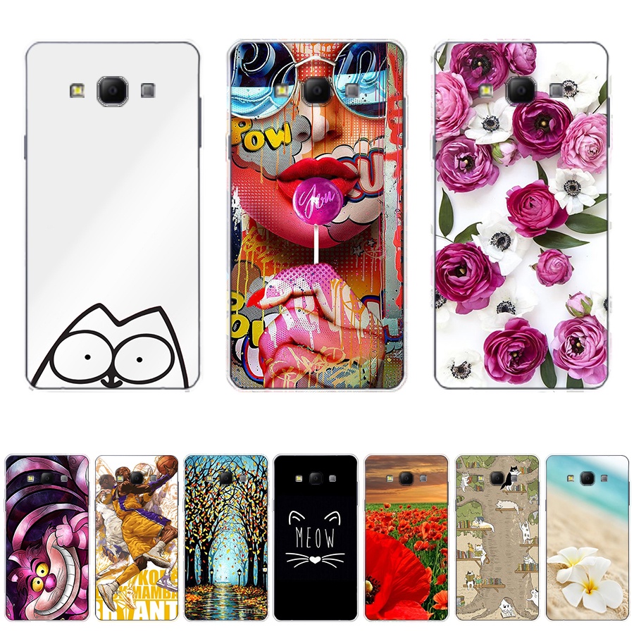 Ốp Điện Thoại TPU Silicon Mềm In Hình Mèo A13 Cho Samsung Galaxy a3 2015 / a5 2015 / a7 2015 / a8 2015