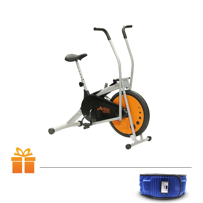 Xe đạp tập thể dục tại nhà Airbike MK 77 | TẶNG: Đai Massage bụng