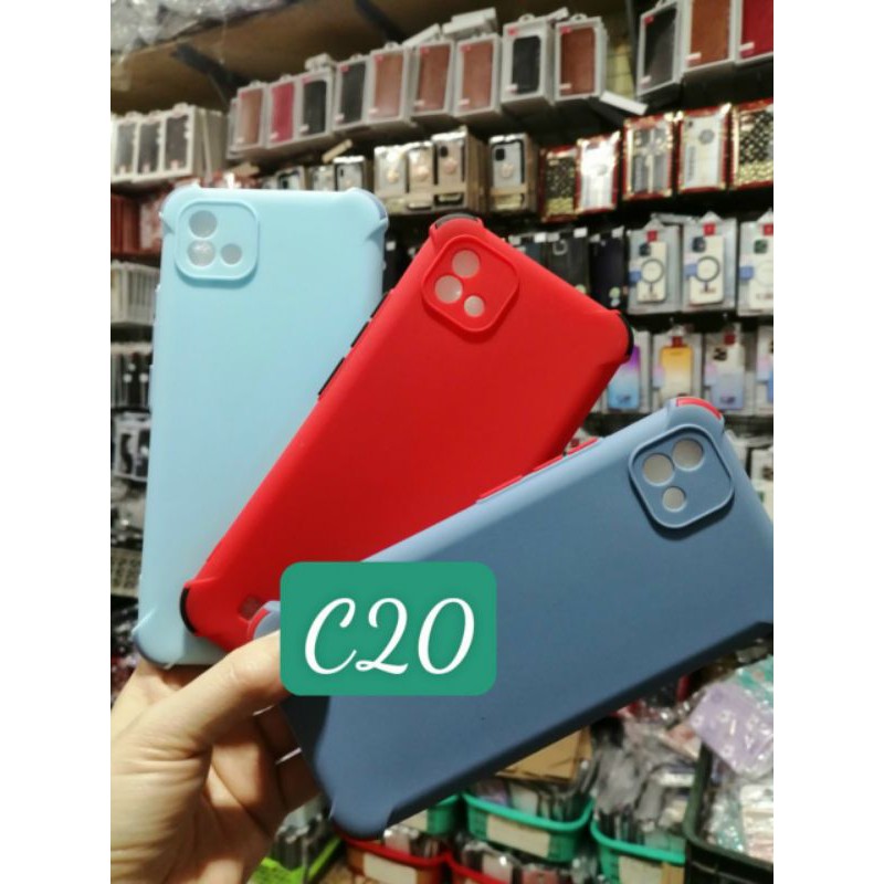 Ốp lưng oppo realme C20 chống sốc bảo vệ camera nhiều màu