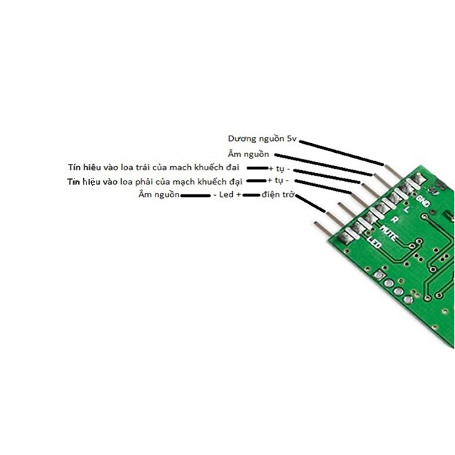 Module Giải Mã Âm Thanh MP3 3.7V Bluetooth 4.0