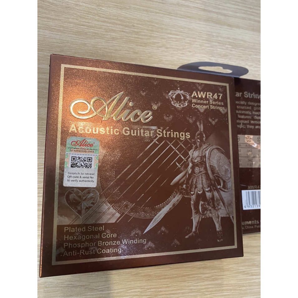 Dây đàn guitar acoustic ALICE AWR47 (Chính hãng Alice R47)