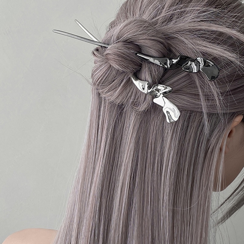 Kẹp Tóc Kim Loại Hình Bướm Phong Cách Trung Hoa